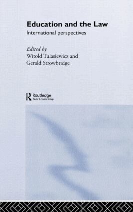 Gerald Stowbridge, Witold Tulasiewicz - Education and the Law, Inbunden