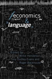 bokomslag Economics and Language