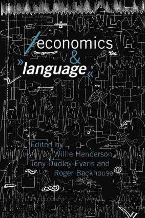bokomslag Economics and Language