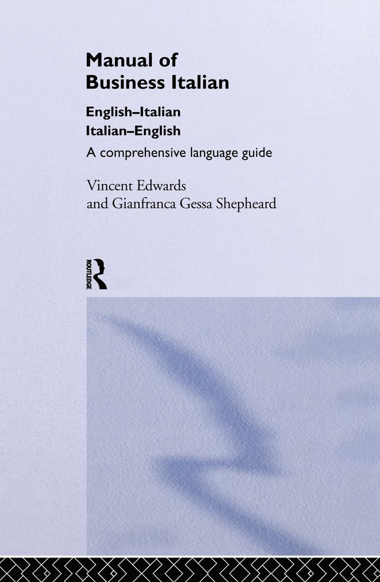 Manual of Business Italian 1