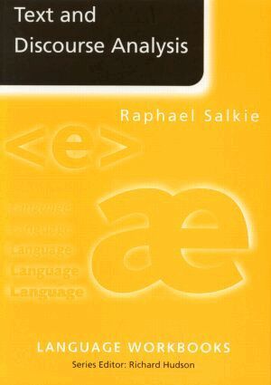 Raphael Salkie - Text and Discourse Analysis, Häftad