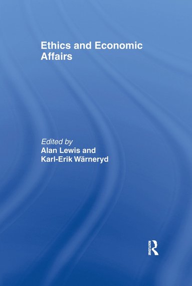 bokomslag Ethics and Economic Affairs