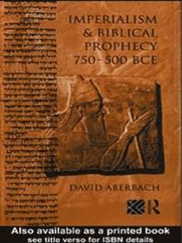 bokomslag Imperialism and Biblical Prophecy