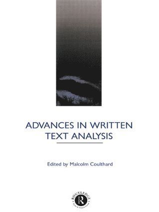 Advances in Written Text Analysis 1