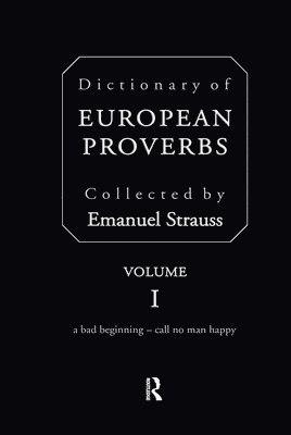 Dictionary of European Proverbs