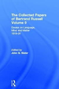 bokomslag The Collected Papers of Bertrand Russell, Volume 9