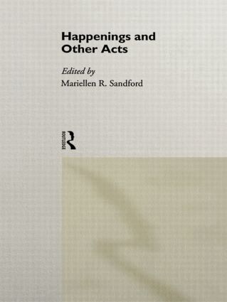 Mariellen Sandford - Happenings and Other Acts, Häftad