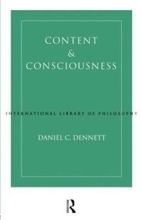bokomslag Content and Consciousness