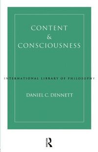 bokomslag Content and Consciousness