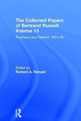 bokomslag The Collected Papers of Bertrand Russell, Volume 13