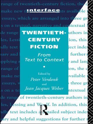 Peter Verdonk, Jean Jacques Weber - Twentieth-Century Fiction, Häftad