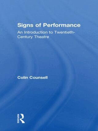 Colin Counsell - Signs of Performance, Häftad