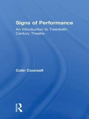 Colin Counsell - Signs of Performance, Häftad