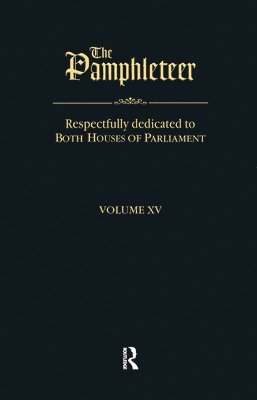 Thoemmes, Thoemmes Press - The Pamphleteer, Inbunden