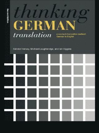 bokomslag Thinking German Translation