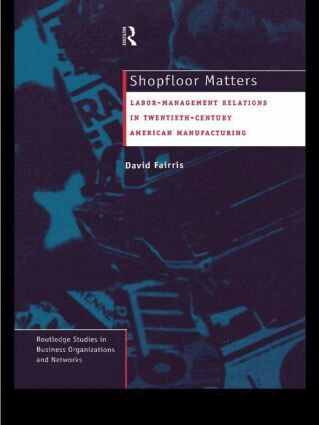 David Fairris - Shopfloor Matters, Inbunden