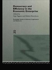 bokomslag Democracy And Efficiency In The Economic Enterprise