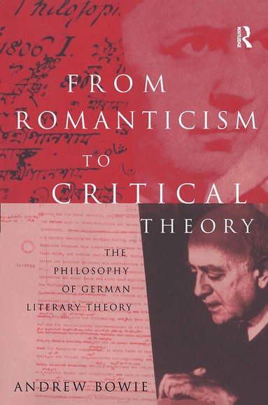 bokomslag From Romanticism to Critical Theory