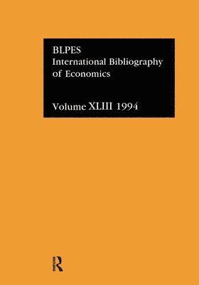 IBSS: Economics: 1994 Vol 43 1