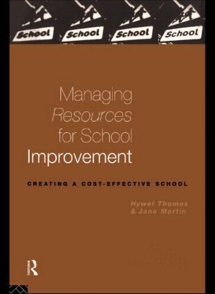 Jane Martin, Jane Martin Nfa, Hywel Thomas - Managing Resources for School Improvement, Häftad