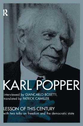 Karl Popper - Lesson of this Century, Häftad