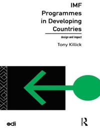 bokomslag IMF Programmes in Developing Countries