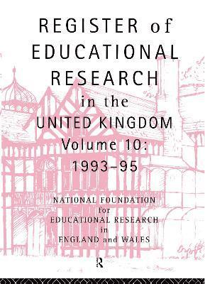 Register of Educational Research in the United Kingdom 1