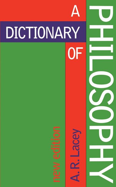 bokomslag Dictionary of Philosophy