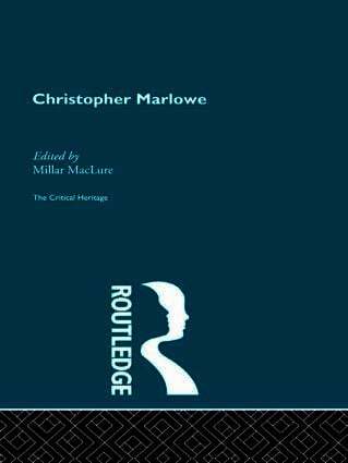 Millar MacLure - Christopher Marlowe, Inbunden