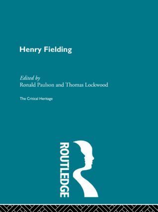 Thomas Lockwood, Ronald Paulson - Henry Fielding, Inbunden