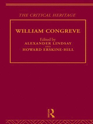 bokomslag William Congreve