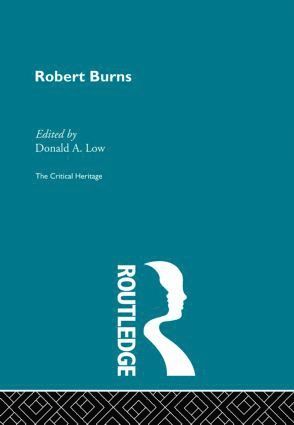 Donald A. Low - Robert Burns, Inbunden