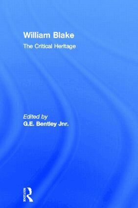 G.E. Bentley Jnr. - William Blake, Inbunden