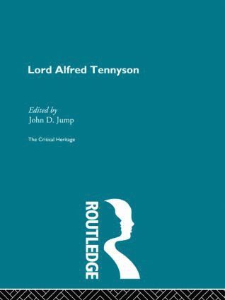 John D. Jump - Lord Alfred Tennyson, Inbunden