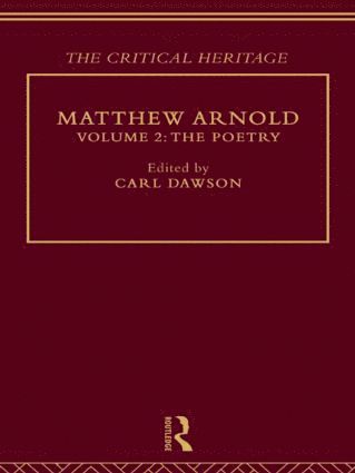 bokomslag Matthew Arnold