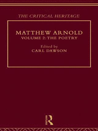 bokomslag Matthew Arnold