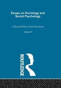 bokomslag Essays Soc & Social Psych V 6