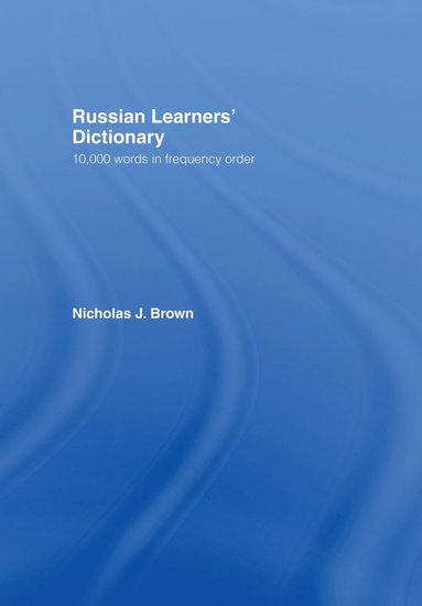 bokomslag Russian Learners' Dictionary