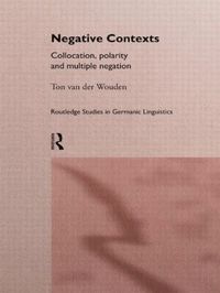 bokomslag Negative Contexts