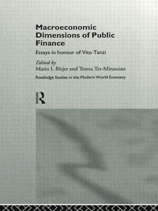 Mario Blejer, Teresa Ter-Minassian - Macroeconomic Dimensions of Public Finance, Inbunden
