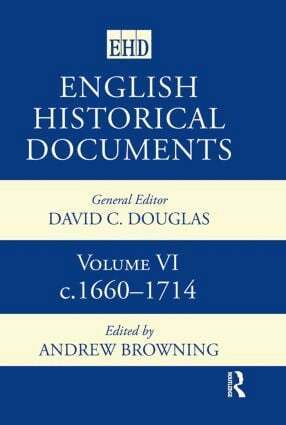 Andrew Browning - English Historical Documents, Inbunden