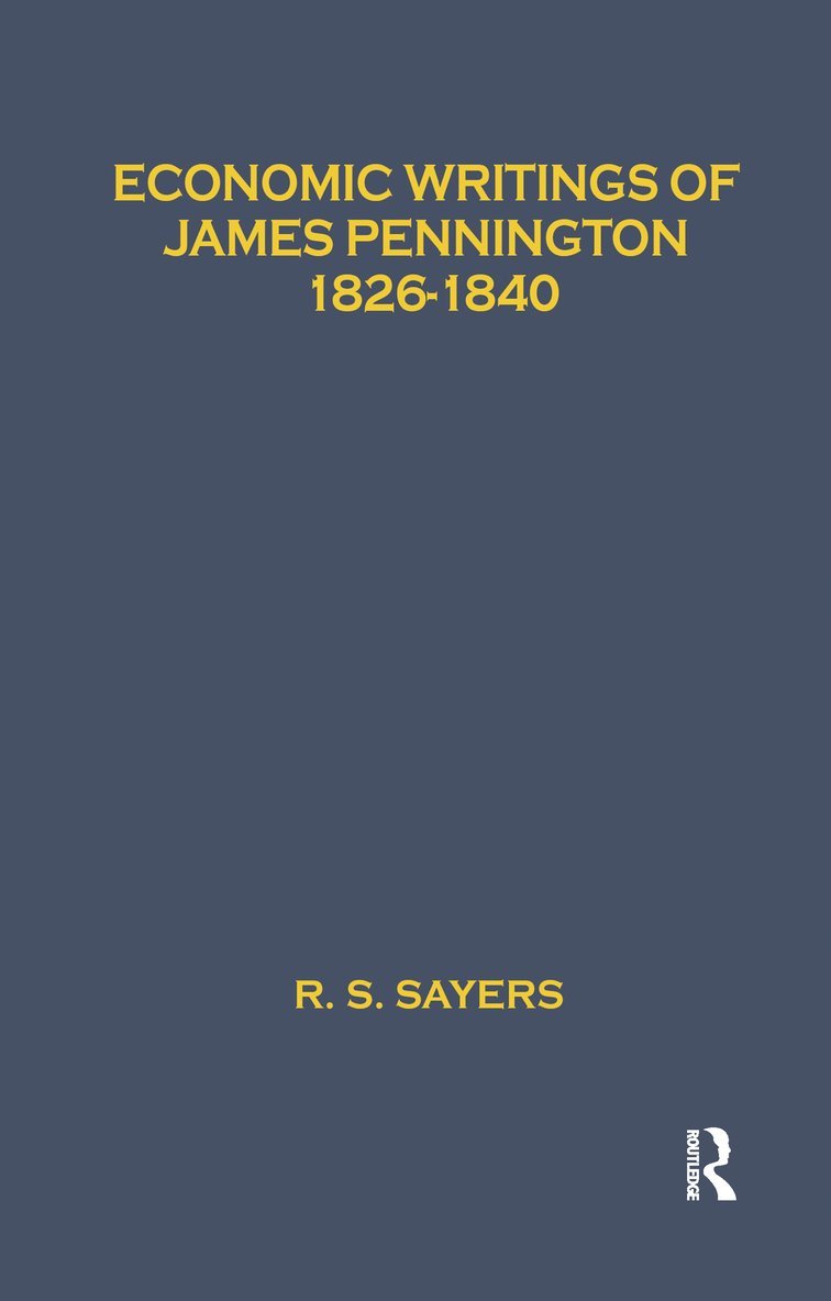 Economic Writings of James Pennington 1