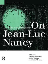 bokomslag On Jean-Luc Nancy