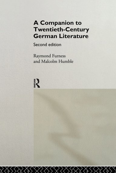 bokomslag Companion to Twentieth-Century German Literature