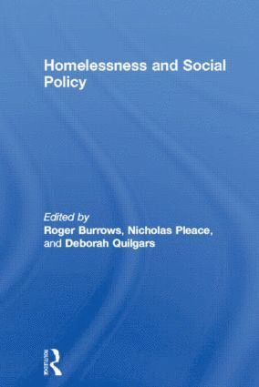 bokomslag Homelessness and Social Policy