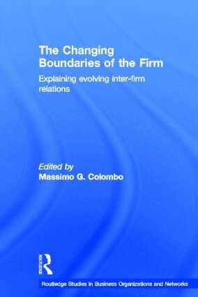 Massimo G Colombo - Changing Boundaries of the Firm, Inbunden