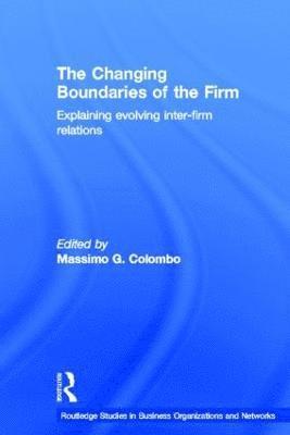 The Changing Boundaries of the Firm 1