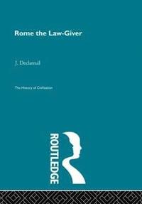 bokomslag Rome the Law-Giver