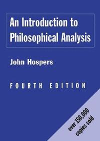 bokomslag An Introduction to Philosophical Analysis