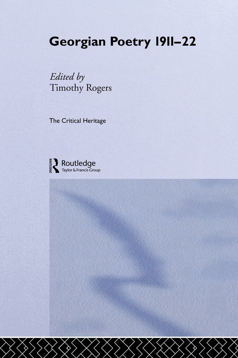 Georgian Poetry 1911-22